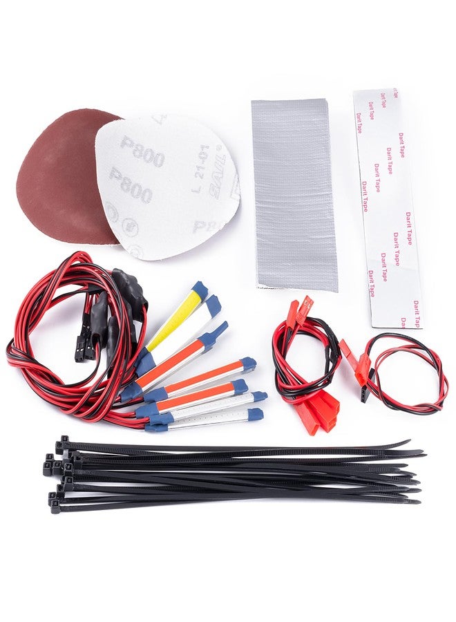 JGGZONE RC Car Light Bar Kit - LED Headlight & Taillight - Compatible with 1/7 ARRMA Mojave 6S EXB - Image 2